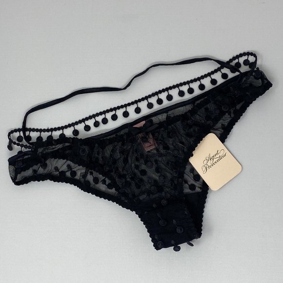 Agent Provocateur Bobbie Black Brief AP2 Small NWT $130
